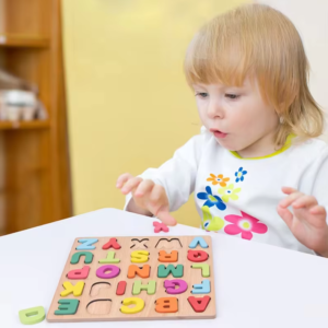 Wooden Alphabet Puzzle Board