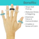 spiky sensory finger ring